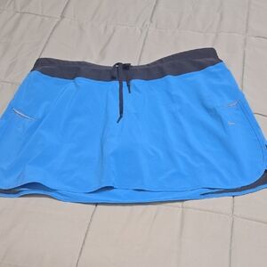 Nike Dri-fit Blue and Gray Women's Skort